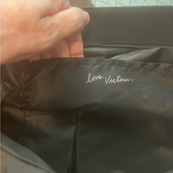 Victoria's Secret Women’s Black Tote Bag with Red Sequins - Picture 3 of 4